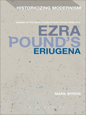cover image of Ezra Pound's Eriugena